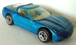 Matchbox CHEVROLET CORVETTE 1997 Super Cars Blue HTF Loose - $8.86