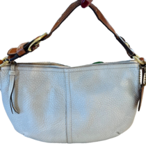 Coach 11838 Soho Pebbled Leather Hobo Shoulder Bag Ivory Cream Off White - $49.00