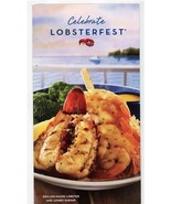 Red Lobster Restaurant Celebrate Lobsterfest Dinner Menu  - £12.70 GBP
