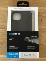 Speck Presidio Grip Series Case for Apple iPhone 11 Pro Max- Black, New - £6.28 GBP