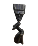 Vintage AfricanTribal Ancestor Figure Ritual Carved Wooden Statue Shamanic - $137.00 CAD