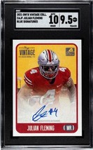 Julian Fleming RC Auto 2021 Onyx Vintage Signatures Card #CA-JF Buckeyes SGC 9.5 - £17.77 GBP