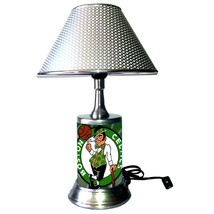 Boston Celtics desk lamp with chrome finish shade - £34.60 GBP
