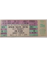 JON SECADA 1995 Ticket Stub Orpheum Theatre Boston AT&amp;T Presents Vintage - $9.26 CAD