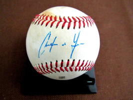 CHRISTIAN YELICH MARLINS ROOKIE BREWERS SIGNED AUTO GAME USED ML BASEBAL... - $217.79