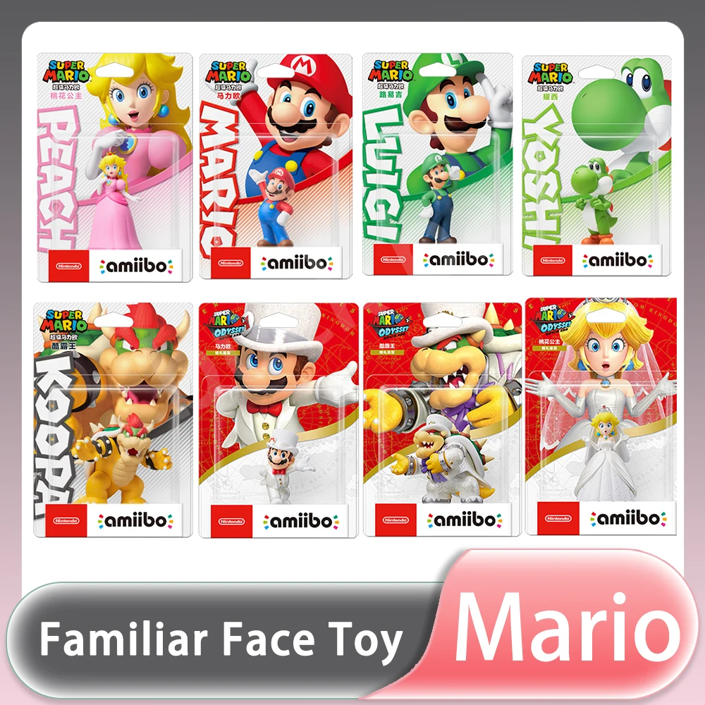 Super Mario Anime Figures Amiibo Princessrosalina Donkey Kong Nfc Nintendo - $56.95+