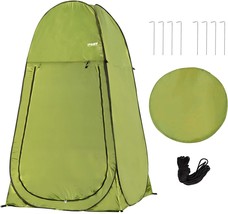 Camping Shower Tent 7 Ft. Instant Pop Up Privacy Tents, Portable Toilet Tent - £40.78 GBP