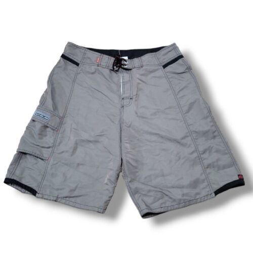 Vintage Quiksilver Shorts Size 35 W35&quot;L10&quot; Mens Board Shorts Swimwear Su... - $34.52