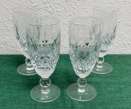 Set of 4 Waterford Crystal COLLEEN Short Stem Champagne Flutes Glasses - £223.81 GBP