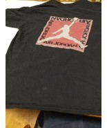 Nike Air Jordan JUMPMAN LOGO Black Red Square Men&#39;s Short Sleeve T-Shirt... - $279.48 MXN