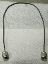 19&quot; RF 1/8&quot; Cu Delay line or jumper wt Gold Coaxial Male N Straight Conn... - $4.31