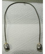 19&quot; RF 1/8&quot; Cu Delay line or jumper wt Gold Coaxial Male N Straight Conn... - $80.61 MXN