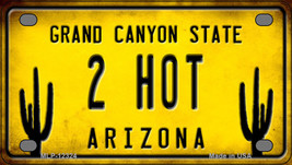 Arizona 2 Hot Novelty Mini Metal License Plate Tag - £11.75 GBP