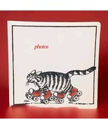 Vintage B. Kliban Cat In Red Sneakers Large Scrapbook Photo Album Book - $135.09 CAD
