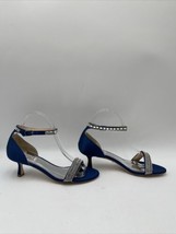 Women’s Badgley Mischka Satin Sandals Blue Size 8 - $44.54