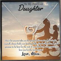 Express Your Love Gifts Always There for You Mom Daughter Keepsake Card Insepara - £43.02 GBP