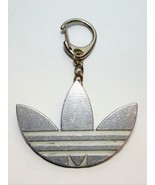 Adidas Originals (3-Stripes Leaf) Logo Metal Keychain Key ring - Rare &amp; ... - £30.01 GBP