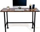 Industrial Pipe Desk Work From Home Set Up, Rustic Industrial Desk Home,... - $313.99