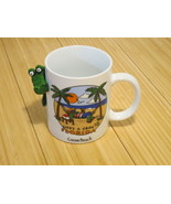 Life&#39;s a Croc alligator 3D coffee cup mug 1993 Florida Vintage 8 ounce - $20.36 CAD