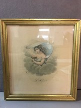 Jean Baptiste Mallet Engraving &quot;L&#39;Hiver&quot; - Winter - in a Gilt Frame - £77.85 GBP