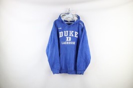 Vtg Nike Mens M Faded Travis Scott Mini Swoosh Duke University Lacrosse Hoodie - £93.18 GBP