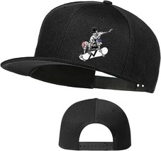 Snapback Hats For Men Flat Bill Brim Hats For Women Fitted Hat Skull Hat... - £30.03 GBP