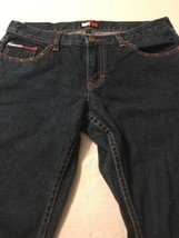 Tommy Hilfiger Women&#39;s Jeans Dark Boot Cut Women&#39;s Jeweled Junior Size 9... - £22.92 GBP