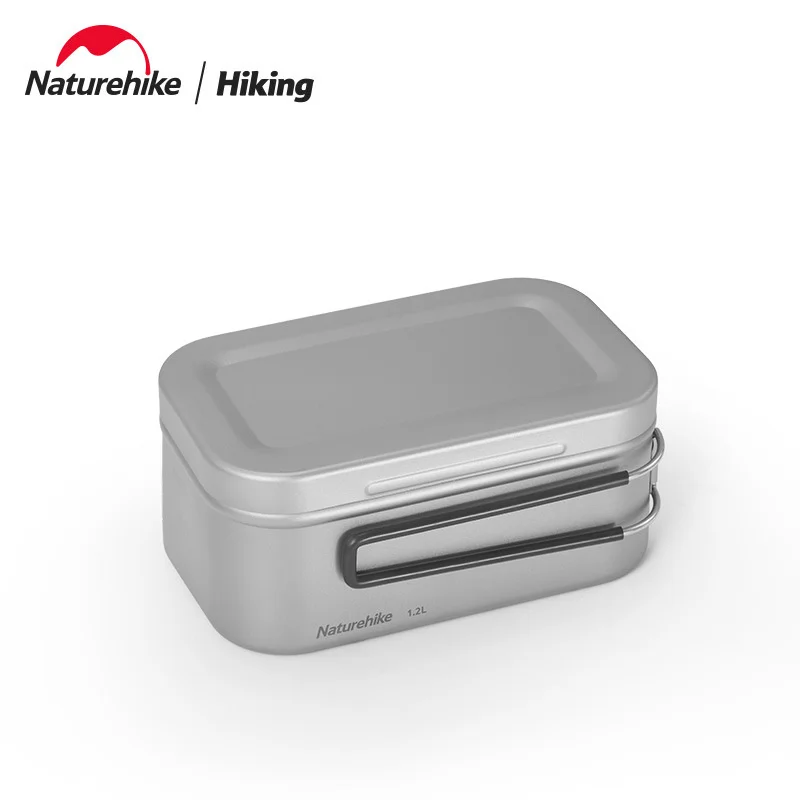 Naturehike 2022 Square Titanium Lunch Box Outdoor Camping Lightweight Portable - £29.78 GBP+