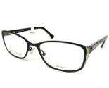 Betsey Johnson Eyeglasses Frames Starlet BLK Black Brown Cheetah Print 5... - $37.14