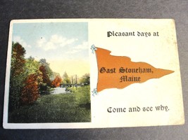 Pleasant Days at East Stoneham,  Maine, Come and See Why, 1922 Posted Postcard. - £9.49 GBP