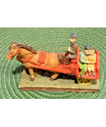 Vintage Irish Jaunting Cart, The Quiet Man, Couple Embracing, Figurine, ... - $321.97 MXN