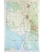 1943 Mount Vernon Quadrangle Washington WA USGS 15-Minute Topo Tactical ... - €11,13 EUR