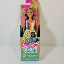 Barbie Loves The Ocean Beach Themed Doll Curvy Brunette. Brand New 2021 Mattel - £10.79 GBP