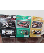 3 SHELL MOTORSPORTS DIE CAST CARDS #44-#18-#28 BUSCH INTERSTATE 1/64 CAR... - $69.40 MXN
