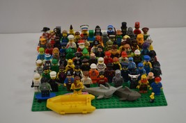 LEGO Minifigures Assorted Lot of 77 Professions Sharks Pirate Santa +more - £139.02 GBP