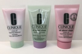 Clinique Skincare Lot Rinse off Cleanser All About Clean Cleansers - £10.93 GBP