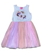 Isaac Mizrahi Girls Unicorn Sparkle Sequin Chiffon Dress Sz 8 - £11.46 GBP