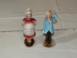 Vintage Enesco salt &amp; pepper shakers You and Your Once More for Old Time... - £14.36 GBP
