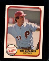 1981 FLEER #27 TIM MCCARVER NM PHILLIES *X104365 - $1.47