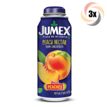 3x Cans Jumex Peach Nectar Flavor Drink 16 Fl Oz ( Fast Shipping! ) - £18.03 GBP