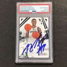 2009-10 Panini Rookies and Stars #52 Ramon Sessions Signed AUTO PSA Slabbed Timb - £39.86 GBP