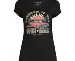Wound Up Juniors&#39; &#39;Open Road&#39; Graphic T-Shirt, Black Size XXL(19) - $15.83