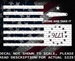 Cannon and Star Come And Take It in Inverted 1776 Circle Of Stars Flag D... - $6.72+