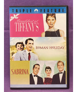 Audrey Hepburn DVD Triple Feature Breakfast at Tiffany&#39;s Roman Holiday S... - $5.00