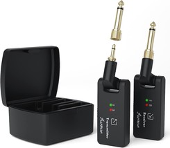 Asmuse Wireless Guitar System 2.4Ghz Guitar Transmitter, Charger Included. - £38.48 GBP