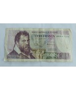 Paper Money Old Worl Belgium 100 Francs 1974 Belgian bank Banque 1940 ba... - £13.50 GBP