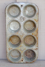 Vintage Metal Ekco Ovenex X-80 Bakeware Baking Muffin Pan Kitchen Tool D... - $24.74