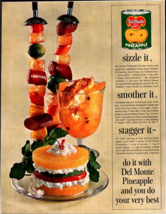 1965 Pineapple Del Monte Canned Fruits Vintage Print Ad A2 - £19.21 GBP