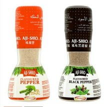 NEW AJI-SHIO BLACK PEPPER &amp; FLAVOURED PEPPER SEASONING TASTE GOOD SPICE ... - £29.56 GBP