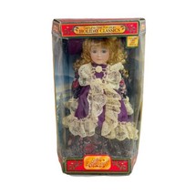 Vintage DanDee Genuine Fine Porcelain Holiday Classics Collectors 15” Doll/stand - £21.44 GBP
